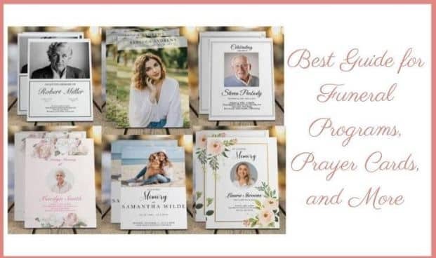 Funeral Programs, Prayer Cards